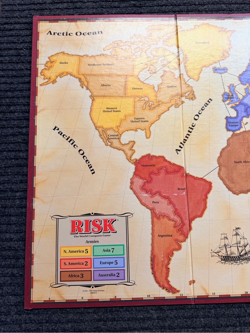 Parker Brothers Risk Board Game the World Conquest Vintage 1993 Edition - Picture 6 of 12